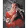 Картина за номерами Strateg ПРЕМІУМ Жіноча краса з лаком та з рівнем розміром 40х50 см (GS1362)