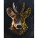 Paint by number Strateg PREMIUM Art deer with lacquer and a size of 40x50 cm (GS1414)