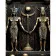 Картина по номерам Strateg ПРЕМИУМ Египетские боги с лаком и с уровнем размером 40х50 см (GS1452)