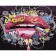 Paint by number Strateg PREMIUM Pop art lips with varnish and with an increase in size 40x50 cm (GS1532)