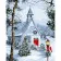 Painting by numbers Strateg PREMIUM Hut in the snow with varnish and level, 40x50 cm (GS1552)