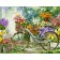 Paint by numbers Strateg PREMIUM Bicycle in the garden size 40х50 sm (GS156)