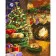 Painting by numbers Strateg PREMIUM  Festive evening size with varnish and level 40x50 cm (GS1578)