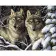 Painting by numbers Strateg PREMIUM  Wolves size with varnish and level 40x50 cm (GS1579)