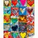 Paint by number Strateg Diverse love on a colored background size 40x50 (GS1591)