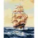 Paint by numbers Strateg PREMIUM Magic sail size 40х50 sm (GS162)