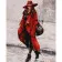 Paint by numbers Strateg PREMIUM Woman in red hat size 40х50 sm (GS163)