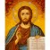 Картина по номерами Strateg ПРЕМИУМ Икона Спаситель Иисус Христос размером 40х50 см (GS168)