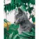 Paint by numbers Strateg PREMIUM Gray kitten size 40х50 sm (GS227)