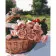 Paint by numbers Strateg PREMIUM Roses in a basket size 40х50 sm (GS233)