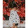 Paint by numbers Strateg PREMIUM Little girl and red flowers size 40х50 sm (GS266)