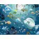 Paint by numbers Strateg PREMIUM Sea animals size 40x50 cm (GS383)