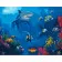 Paint by numbers Strateg PREMIUM Fish under water size 40x50 cm (GS388)