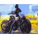 Paint by numbers Strateg PREMIUM Crazy biker size 40x50 cm (GS389)