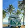 Paint by numbers Strateg PREMIUM Hippie bus size 40x50 cm (GS461)