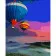 Paint by numbers Strateg PREMIUM Balloons size 40x50 cm (GS470)