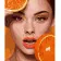 Paint by numbers Strateg PREMIUM Orange portrait size 40x50 cm (GS552)