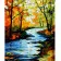 Paint by numbers Strateg PREMIUM Autumn river size 40x50 cm (GS559)