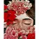 Paint by number Strateg PREMIUM Face in flowers size 40x50 cm (GS689)