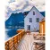 Paint by number Strateg PREMIUM Alaska waterfront size 40x50 cm (GS702)