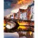 Paint by number Strateg PREMIUM Evening city size 40x50 cm (GS742)