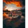 Paint by number Strateg PREMIUM A drop at sunset size 40x50 cm (GS754)