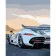 Paint by numbers Strateg PREMIUM White sports car size 40x50 cm (GS911)