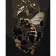 Картина по номерам Strateg ПРЕМИУМ Пчела размером 40х50 см (GS956)
