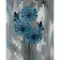 Картина за номерами Strateg ПРЕМІУМ Блакитний алліум з метеликами розміром 40х50 см (GS999)