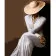 Paint by numbers Strateg PREMIUM A girl in a hat size 40x50 cm (HH036)