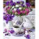 Paint by numbers Strateg PREMIUM Flower tea size 40x50 cm (HH044)