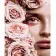 Paint by numbers Strateg PREMIUM Flowers on the face size 40x50 cm (HH050)