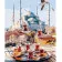 Paint by numbers Strateg PREMIUM Tea party in Istanbul size 40x50 cm (HH056)