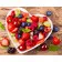 Paint by numbers Strateg PREMIUM Fruit plate size 40x50 cm (HH092)