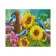 Diamond mosaic Premium HX026 "Birds and sunflowers", 30x40 cm