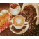 Diamond mosaic Premium HX212 "Coffee with love", 30x40 cm