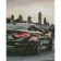 Diamond painting Strateg PREMIUM Cars on the background of the city size 30х40 sm (HX525)