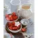 Paint by number Strateg PREMIUM Strawberry tenderness with varnish size 40х50 cm VA-3600