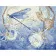 Paint by number Strateg PREMIUM Dragonfly on flowers with varnish size 40х50 cm VA-3620