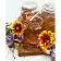 Paint by number Strateg PREMIUM Honey and flowers with varnish size 40х50 cm VA-3622