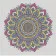 Алмазна мозаїка Strateg ПРЕМІУМ Візерунки у стилі мандала розміром 30х30 см CA-0061