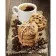 Diamond mosaic Strateg PREMIUM Coffee with cookies 40x50 cm (SK85979)