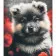 Diamond mosaic Strateg PREMIUM Puppy among poppy flowers size 40x50 cm (SK88249)