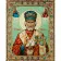 Картина за номерами Strateg ПРЕМІУМ Святитель Микола Чудотворець з лаком розміром 30х40 см (SS-6522)