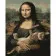 Paint by numbers Strateg PREMIUM Mona Lisa and cat with varnish size 30х40 sm (SS-6539)