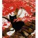 Paint by numbers Strateg PREMIUM A cat on a tree size 30x40 cm (SS-6558)
