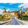 Paint by numbers Strateg PREMIUM Kamianets-Podilskyi Castle with varnish size 30х40 sm (SS-6587)
