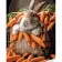Paint by number Strateg PREMIUM Rabbit in carrot with varnish and level 30x40 cm (SS1129)