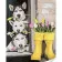 Paint by number Strateg PREMIUM Handsome huskies with varnish and level 30x40 cm (SS1136)