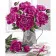 Paint by number Strateg PREMIUM Delicate peonies in a vase with varnish and a level, 30x40 cm (SS1139)